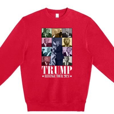 Donald Trump The Revenge 2024 Eras Funny Premium Crewneck Sweatshirt