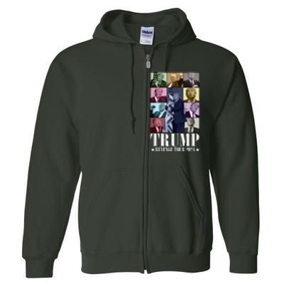 Donald Trump The Revenge 2024 Eras Funny Full Zip Hoodie