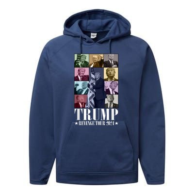 Donald Trump The Revenge 2024 Eras Funny Performance Fleece Hoodie