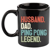 Dad Table Tennis Husband Ping Pong Father Pingpong Funny Gift 11oz C Handle Ceramic Mug