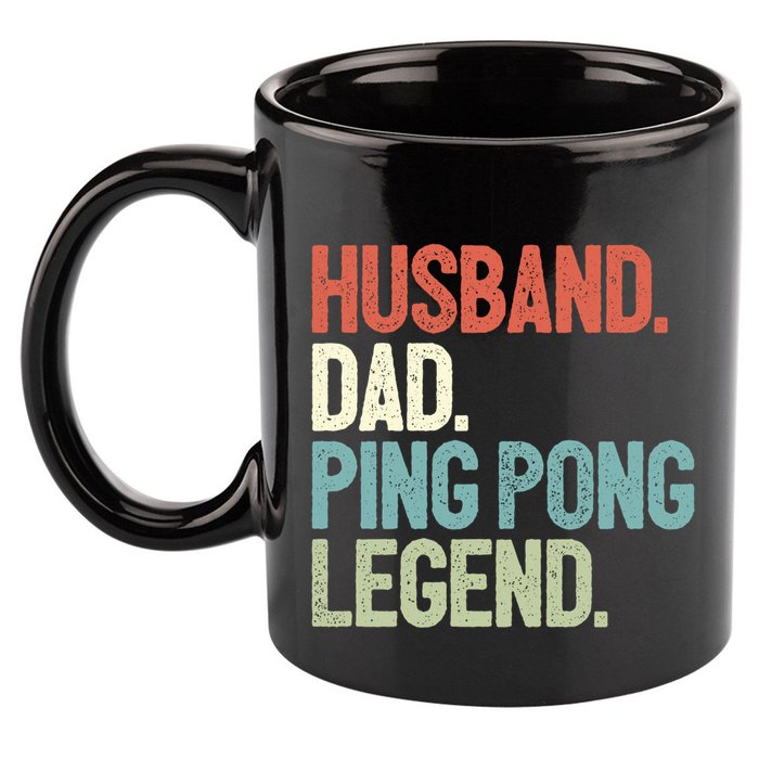 Dad Table Tennis Husband Ping Pong Father Pingpong Funny Gift 11oz C Handle Ceramic Mug