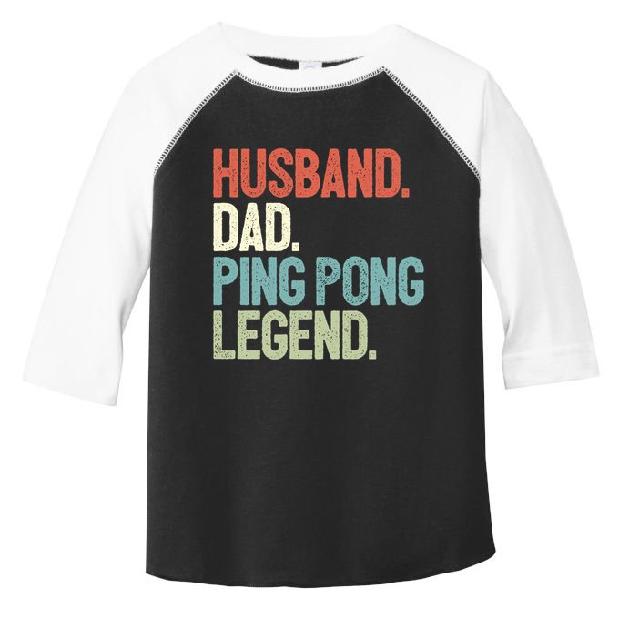 Dad Table Tennis Husband Ping Pong Father Pingpong Funny Gift Toddler Fine Jersey T-Shirt