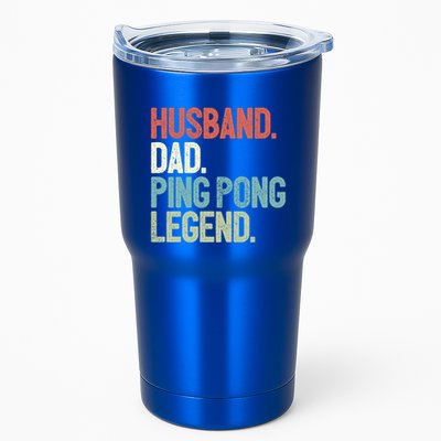 Dad Table Tennis Husband Ping Pong Father Pingpong Funny Gift Tumbler