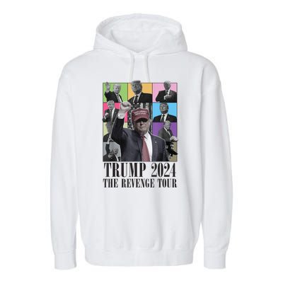 Donald Trump The Revenge 2024 Garment-Dyed Fleece Hoodie