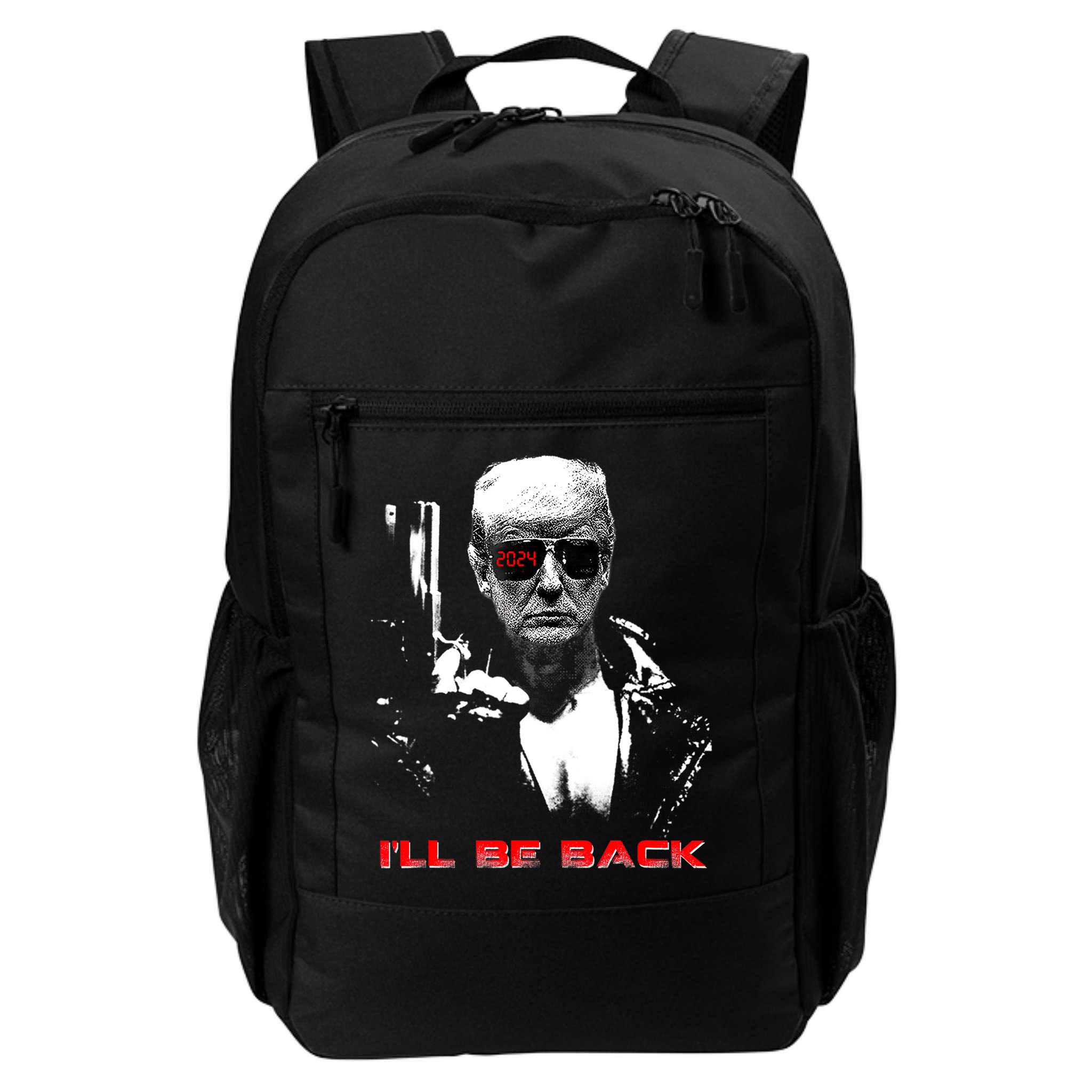 Donald Trump Terminator I'll Be Back 2024 Hilarious Backpack