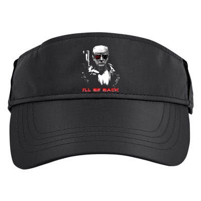 Donald Trump Terminator I'll Be Back 2024 Hilarious Adult Drive Performance Visor