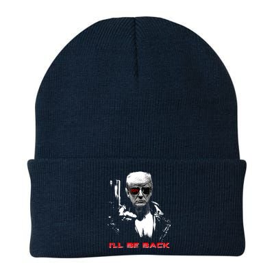 Donald Trump Terminator I'll Be Back 2024 Hilarious Beanie