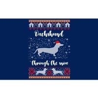 Dachshund Through The Snow Christmas Gift Bumper Sticker