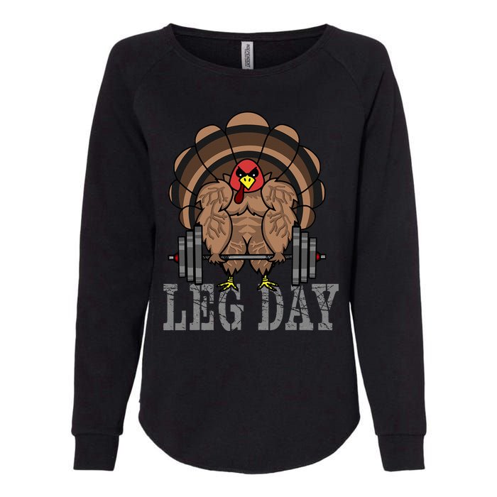 Deadlifting Turkey Thanksgiving Leg Day Deadlift Womens California Wash Sweatshirt