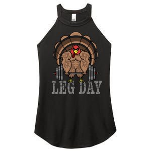 Deadlifting Turkey Thanksgiving Leg Day Deadlift Women's Perfect Tri Rocker Tank