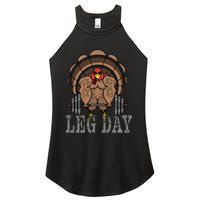 Deadlifting Turkey Thanksgiving Leg Day Deadlift Women's Perfect Tri Rocker Tank