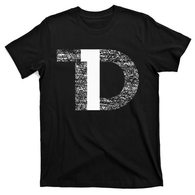 Distressed T1D Type One Diabetes Awareness T-Shirt