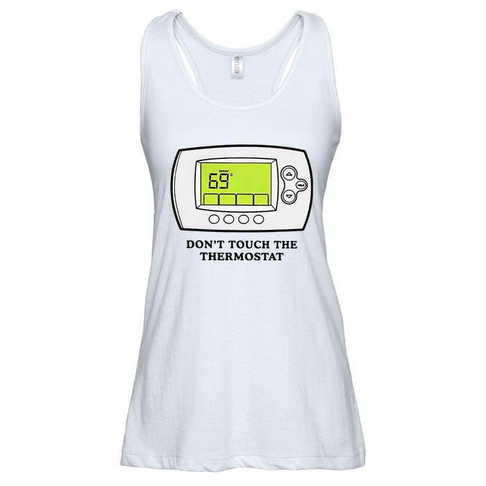 Don’t Touch The Thermostat Funny Ladies Essential Flowy Tank