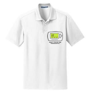 Don’t Touch The Thermostat Funny Dry Zone Grid Polo