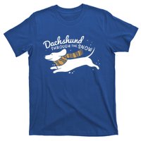 Dachshund Through The Snow Awesome Dachshund Christmas Gift T-Shirt