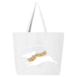 Dachshund Through The Snow Awesome Dachshund Christmas Gift 25L Jumbo Tote