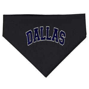 Dallas Texas TX Varsity Style Navy USA-Made Doggie Bandana