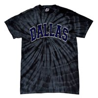 Dallas Texas TX Varsity Style Navy Tie-Dye T-Shirt