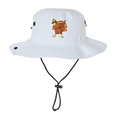 Dabbing Turkey Thanksgiving Day Celebration Pilgrim Turkey Funny Gift Legacy Cool Fit Booney Bucket Hat