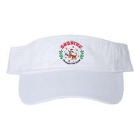 Dashing Through The Snow Cute Dog Christmas Xmas Valucap Bio-Washed Visor