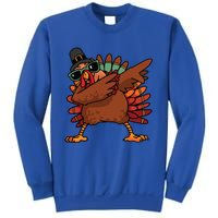 Dabbing Turkey Thanksgiving Day Pilgrim Funny Dab Gift Sweatshirt