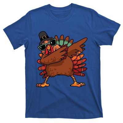 Dabbing Turkey Thanksgiving Day Pilgrim Funny Dab Gift T-Shirt