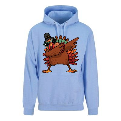 Dabbing Turkey Thanksgiving Day Pilgrim Funny Dab Gift Unisex Surf Hoodie