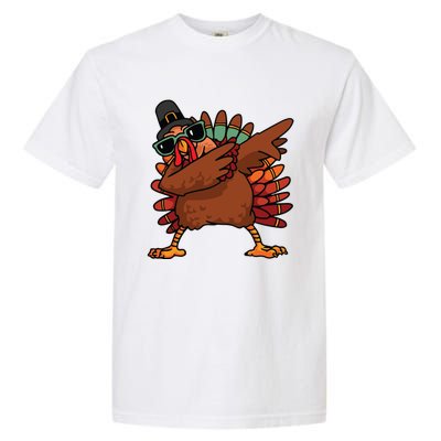 Dabbing Turkey Thanksgiving Day Pilgrim Funny Dab Gift Garment-Dyed Heavyweight T-Shirt