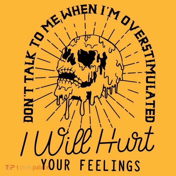 DonT Talk To Me When IM Overstimulated Skeleton Halloween Pom Pom 12in Knit Beanie