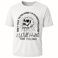 DonT Talk To Me When IM Overstimulated Skeleton Halloween Performance Shirt