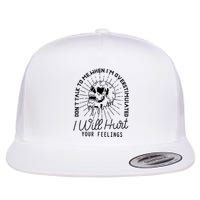 DonT Talk To Me When IM Overstimulated Skeleton Halloween Flatbill Hat