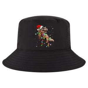 Dinosaur Trex Tree Christmas Sweater Xmas Pet Dino Trex Cool Comfort Performance Bucket Hat