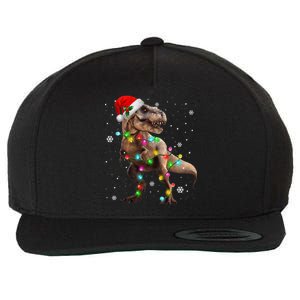 Dinosaur Trex Tree Christmas Sweater Xmas Pet Dino Trex Wool Snapback Cap