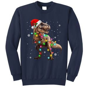 Dinosaur Trex Tree Christmas Sweater Xmas Pet Dino Trex Sweatshirt