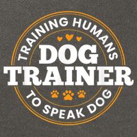 Dog Trainer Training Humans To Speak Dog Funny Trainer Cotton Canvas Backpack