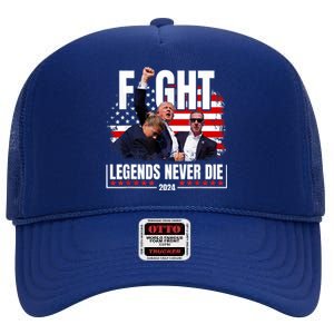 Donald Trump Take America Back 2024 High Crown Mesh Back Trucker Hat