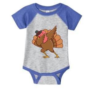 Dabbing Turkey Thanksgiving Dinner Gift Idea Meaningful Gift Infant Baby Jersey Bodysuit