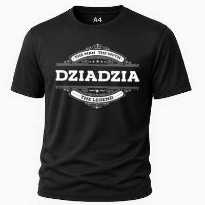 Dziadzia The The Myth The Legend Father Dad Uncle Gift Performance Shirt