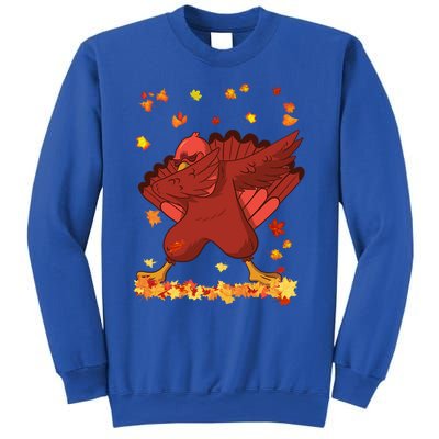 Dabbing Turkey Thanksgiving Day Turkey Day Dab Dance Fall Cute Gift Sweatshirt