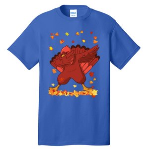 Dabbing Turkey Thanksgiving Day Turkey Day Dab Dance Fall Cute Gift Tall T-Shirt