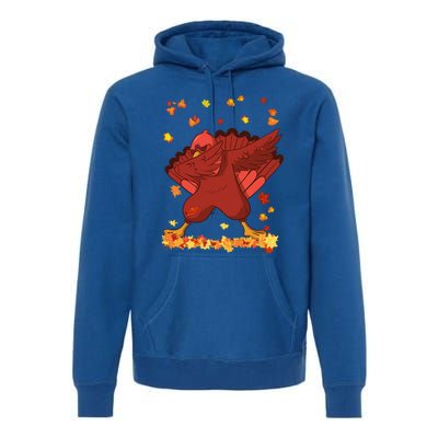 Dabbing Turkey Thanksgiving Day Turkey Day Dab Dance Fall Cute Gift Premium Hoodie