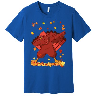 Dabbing Turkey Thanksgiving Day Turkey Day Dab Dance Fall Cute Gift Premium T-Shirt