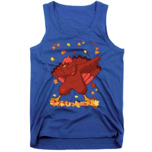 Dabbing Turkey Thanksgiving Day Turkey Day Dab Dance Fall Cute Gift Tank Top