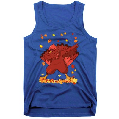 Dabbing Turkey Thanksgiving Day Turkey Day Dab Dance Fall Cute Gift Tank Top