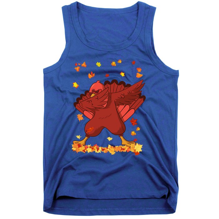 Dabbing Turkey Thanksgiving Day Turkey Day Dab Dance Fall Cute Gift Tank Top