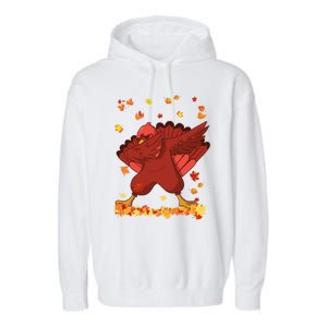 Dabbing Turkey Thanksgiving Day Turkey Day Dab Dance Fall Cute Gift Garment-Dyed Fleece Hoodie