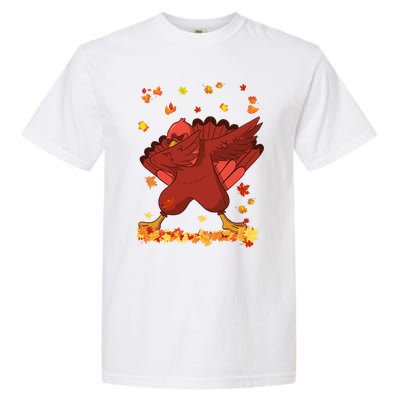 Dabbing Turkey Thanksgiving Day Turkey Day Dab Dance Fall Cute Gift Garment-Dyed Heavyweight T-Shirt