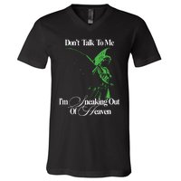 Dont Talk To Me Im Sneaking Out Of Heaven V-Neck T-Shirt