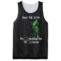 Dont Talk To Me Im Sneaking Out Of Heaven Mesh Reversible Basketball Jersey Tank