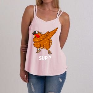 Dabbing Turkey Thanksgiving Great Gift Women's Strappy Tank